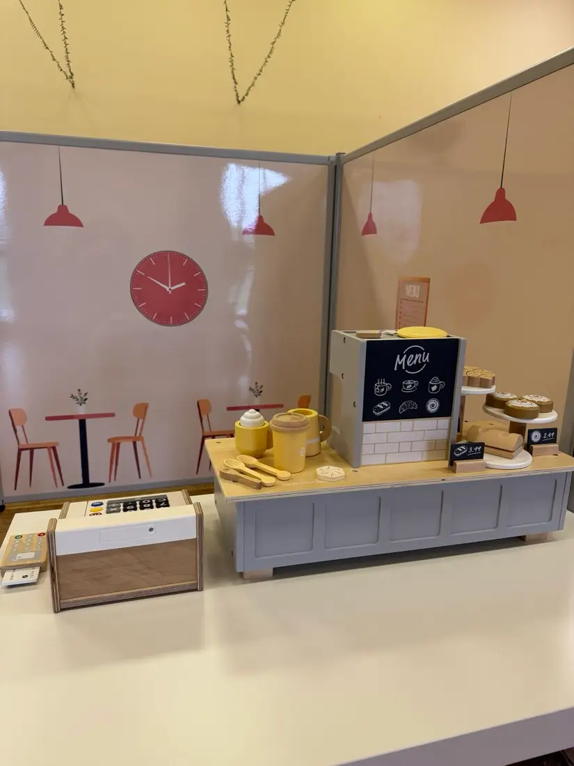 The Cafe role play room at Toddler Town