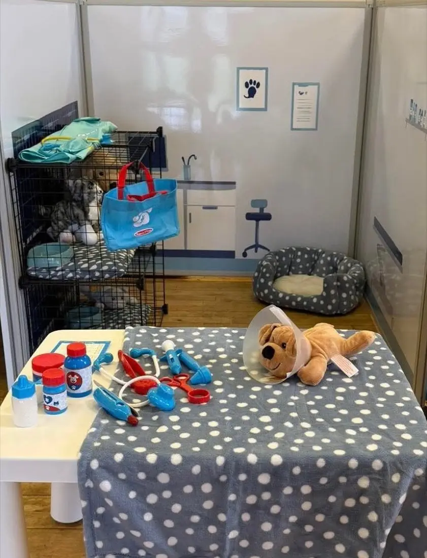 The Vets role play room at Toddler Town