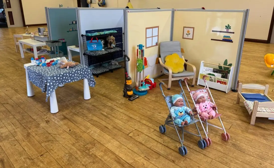 Toddlers playing at a Toddler Town Stay & Play session